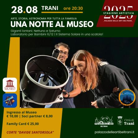 UNA NOTTE AL MUSEO Giganti lontani: Nettuno e Saturno