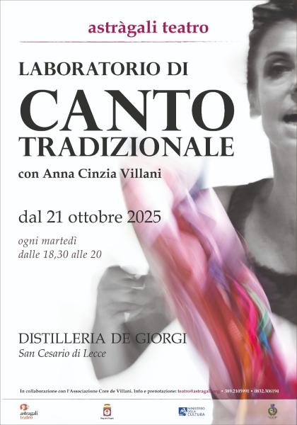 Anna Cinzia Villani riapre il suo laboratorio di canto popolare